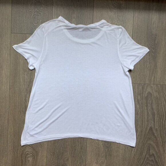 Aritzia Wilfred T-shirt Tee Short sleeve White Crew neck Casual Basic Size XS - Picture 13 of 15